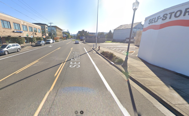 Street view of Portland's Lents neighborhood