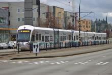 Picture of Seattle Link light rail train